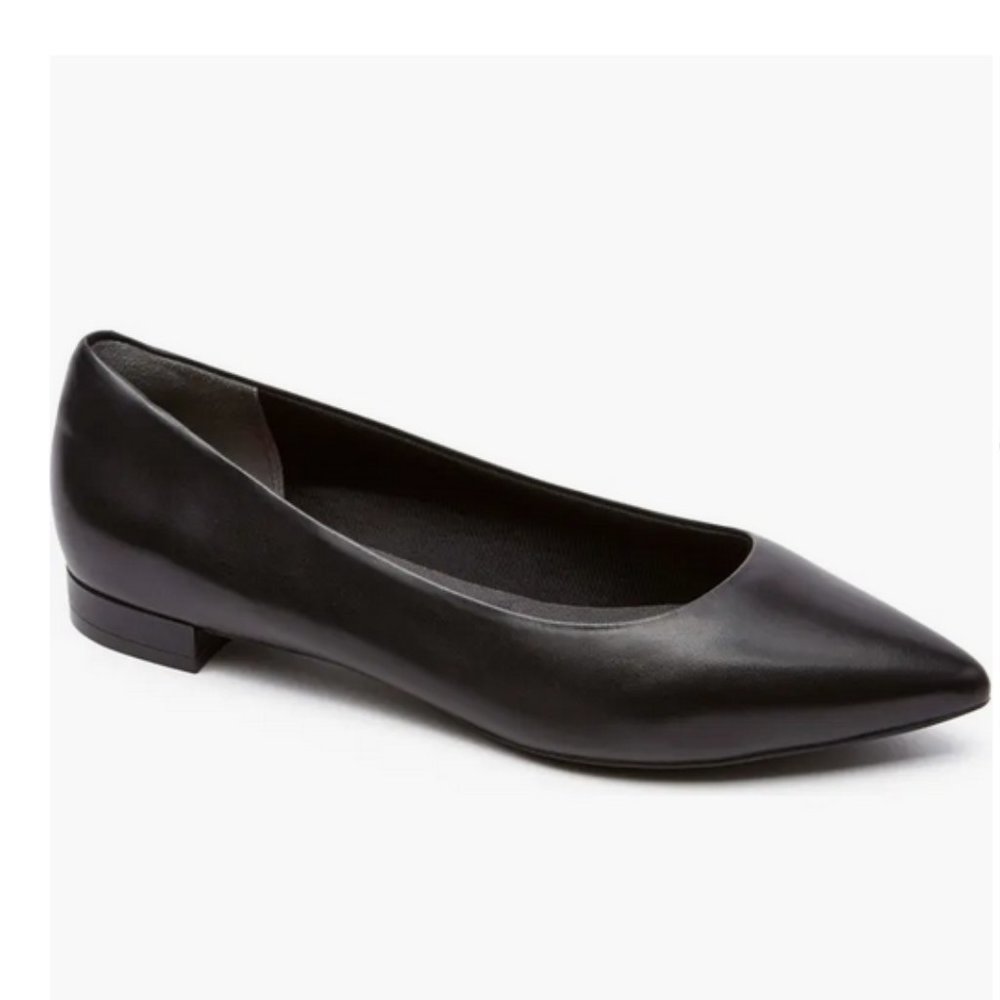 ROCKPORT Total Motion Leather Ballet Flats